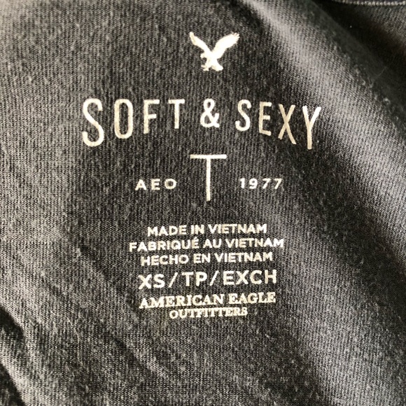 American Eagle Outfitters Gray Long Sleeve Shirt XS - Picture 6 of 8